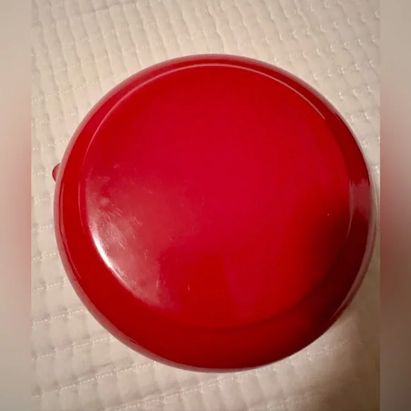 ?? Possibly Vintage Deep Red Teapot with Wooden Handle-share what you know :) - Picture 8 of 8